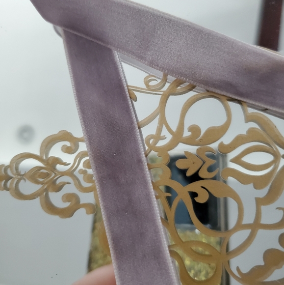 Purple velvet choker - Picture 2 of 2